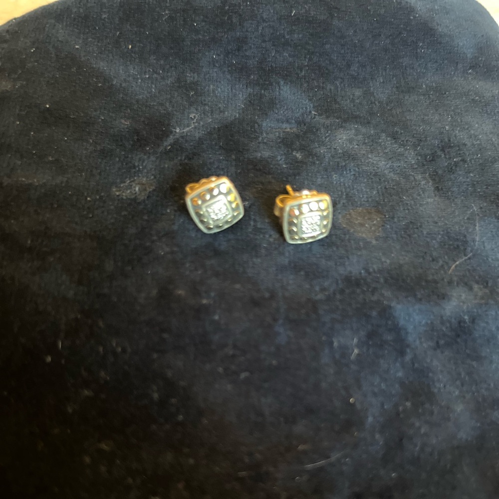 John Hardy Dot Collection Gold and Silver Studs